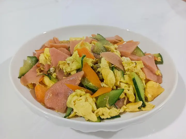 白玉菇炒鸡蛋 第 19 步