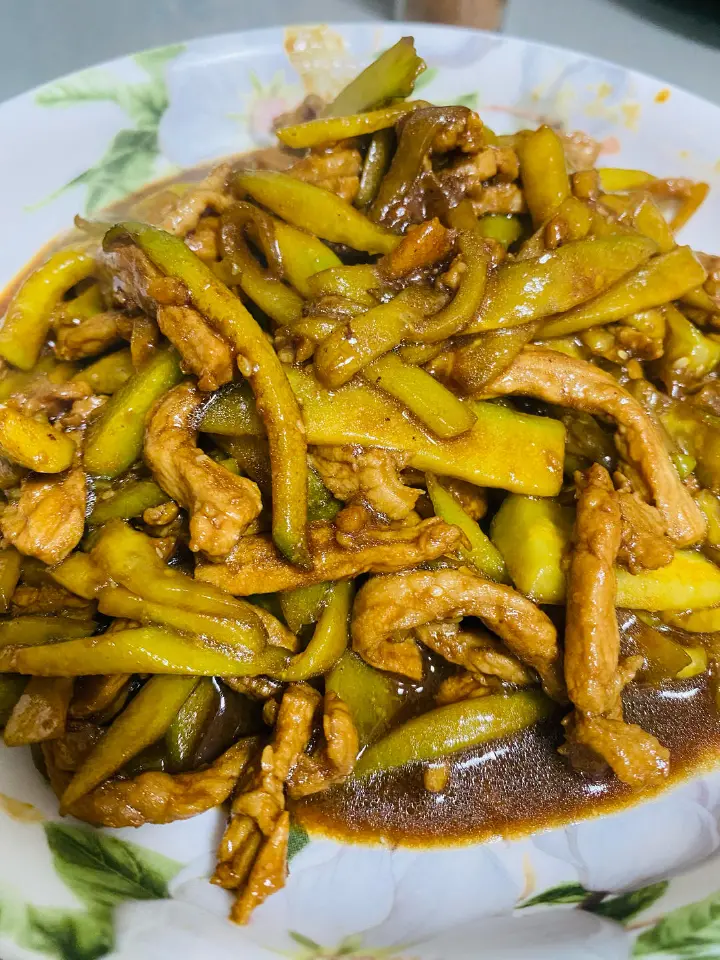 榨菜青椒肉丝 第 7 步