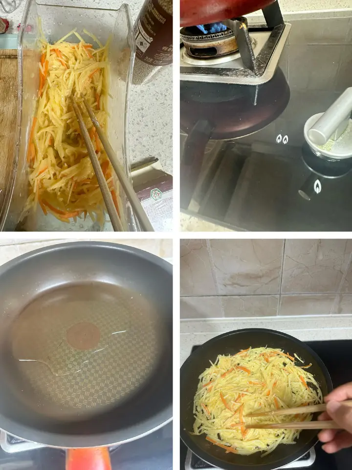 快手土豆饼 第 3 步