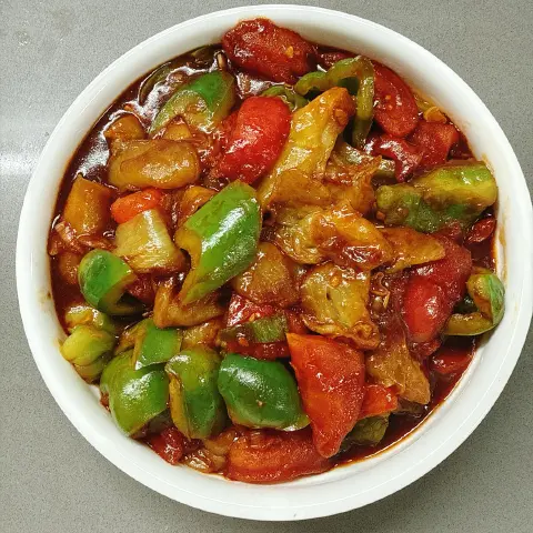 西红柿烧茄子