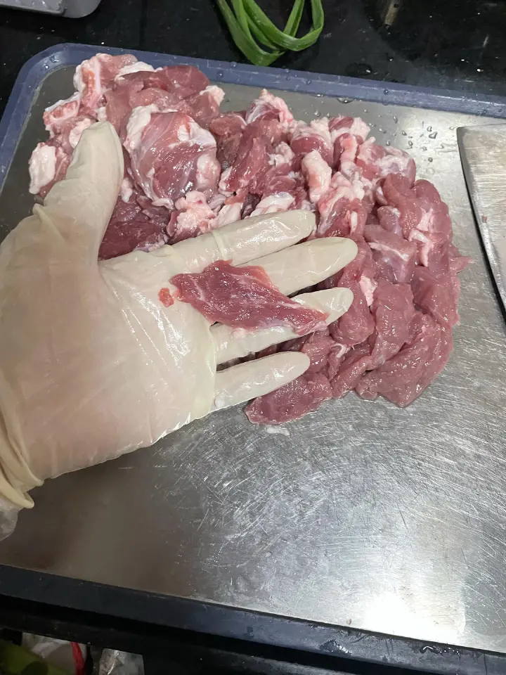 虾酱蒸猪肉 第 3 步