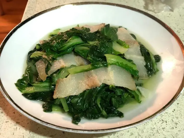 白菜炒豆腐皮 第 5 步