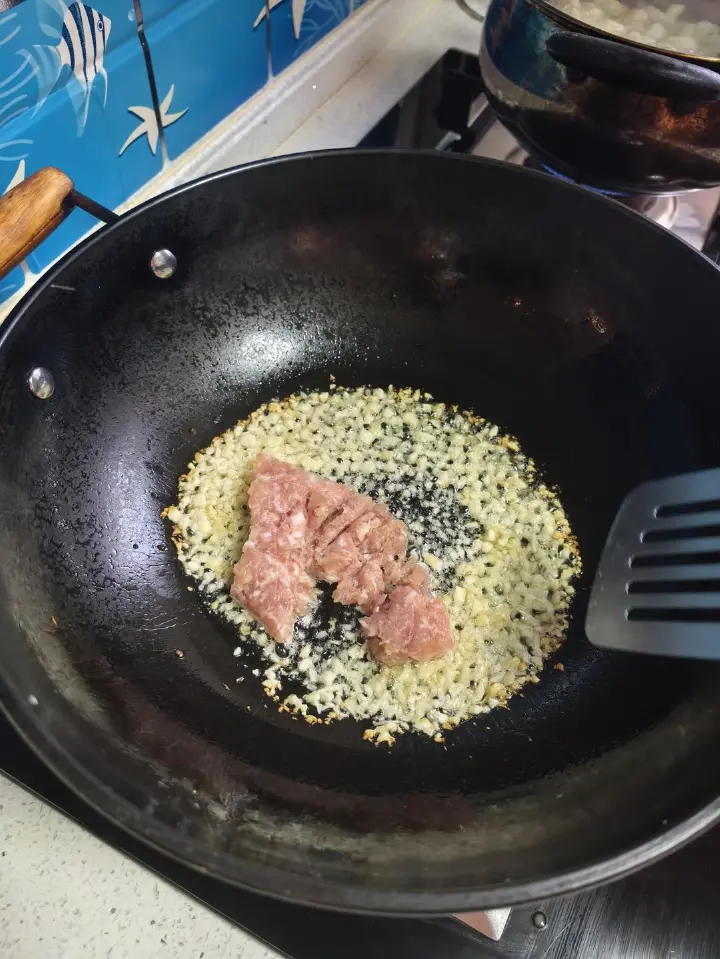 菜花炒肉 第 5 步