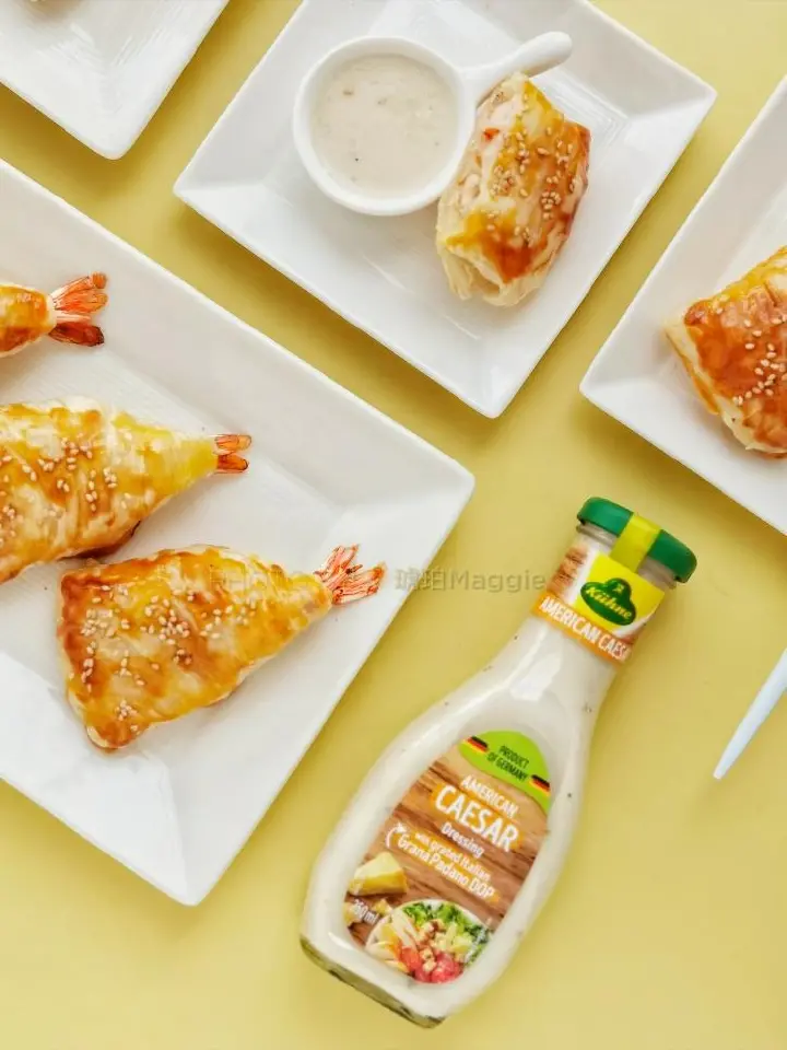 芝士酥皮大虾手抓饼 第 13 步
