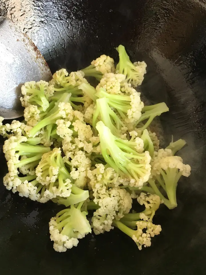 小炒有机花菜 第 9 步