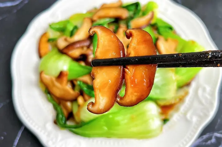 蚝油香菇油菜 第 7 步