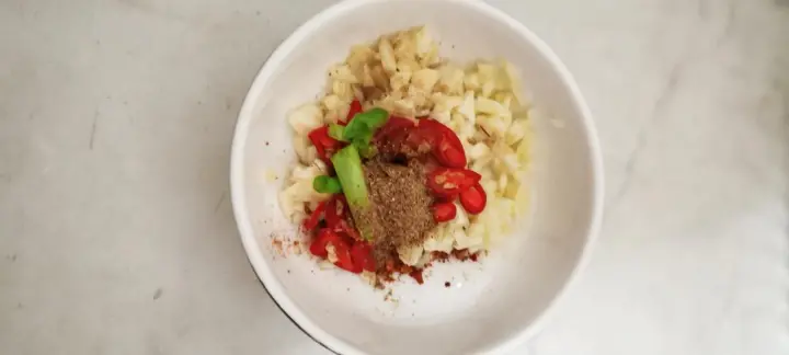 小葱拌豆腐 第 2 步