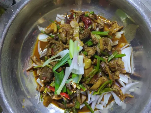 干锅羊杂