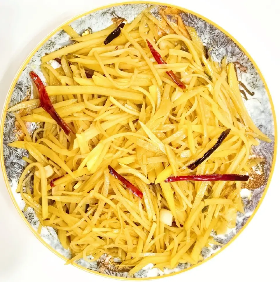 酸辣土豆丝成品图