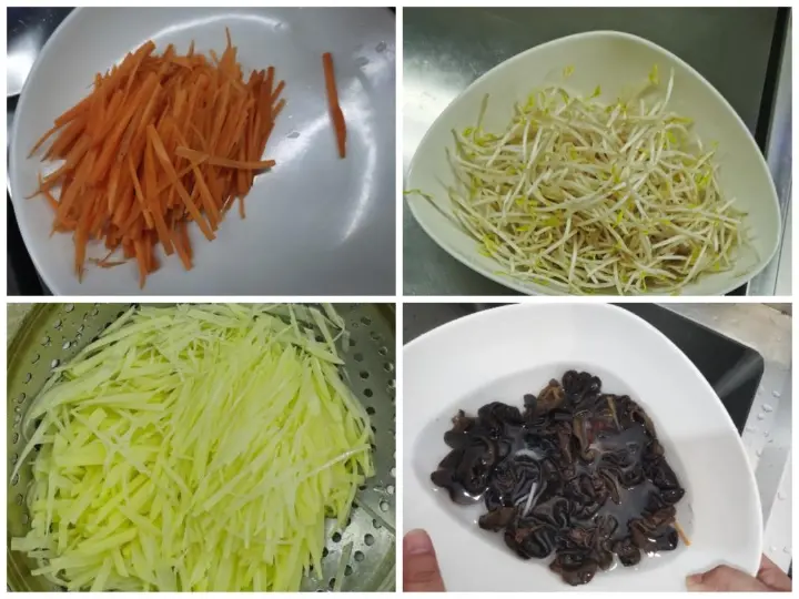 凉拌什锦菜 第 1 步