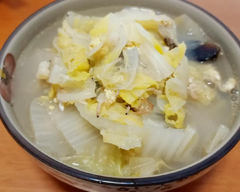 懒人版上汤白菜成品图