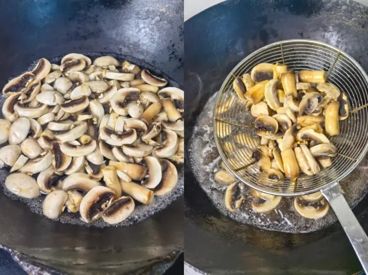 蒜香青椒炒口蘑 第 7 步