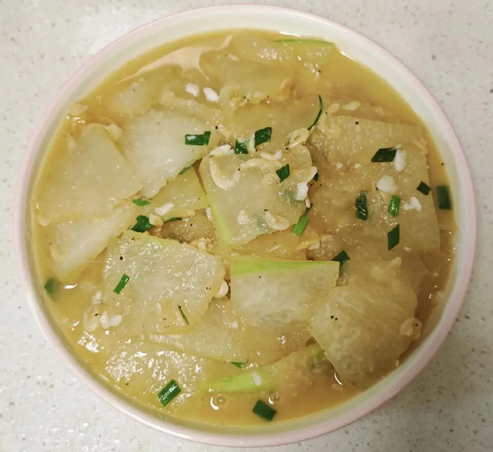 虾皮炒冬瓜成品图