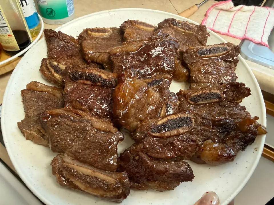 韩式烤牛肉成品图