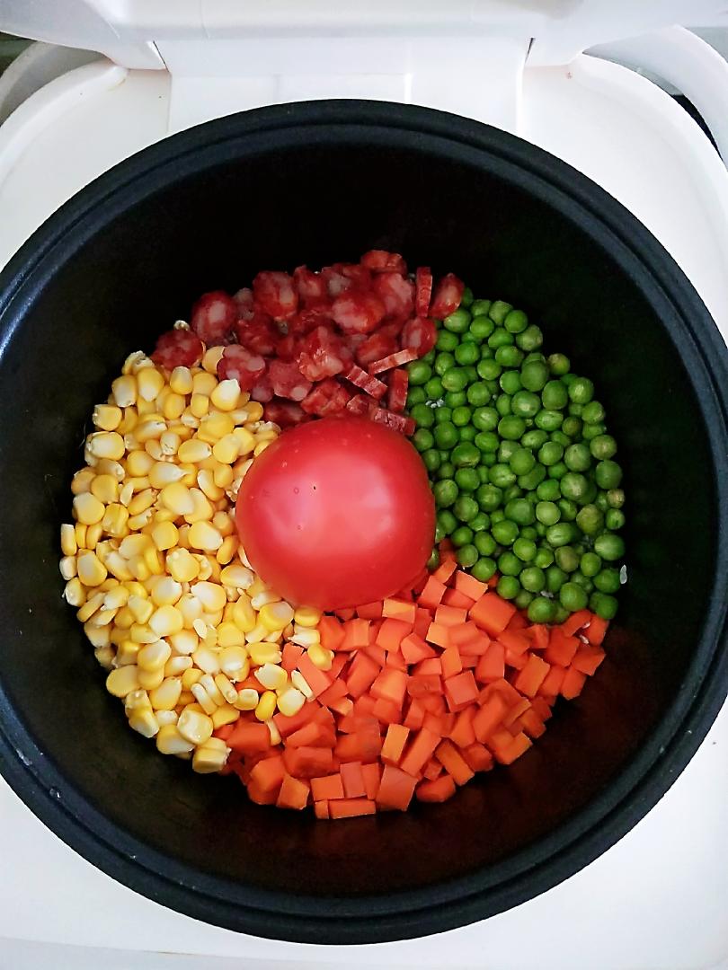 懒人焖饭成品图