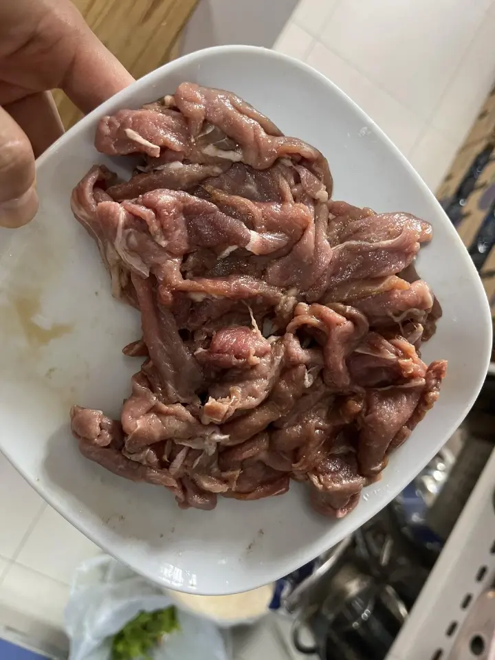 丝瓜蒸牛肉 第 5 步