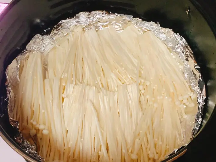 锡纸烤花甲金针菇 第 8 步