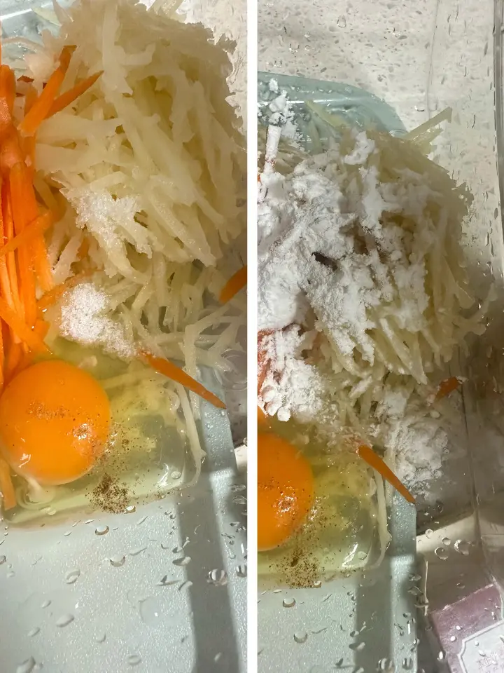 快手土豆饼 第 2 步