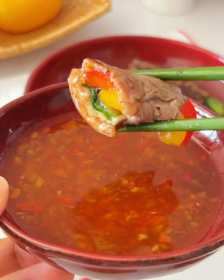 时蔬牛肉卷 第 1 步