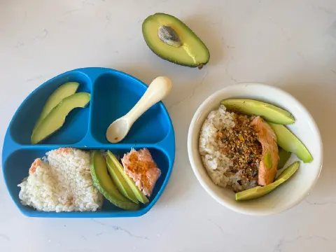 三文鱼牛油果拌饭