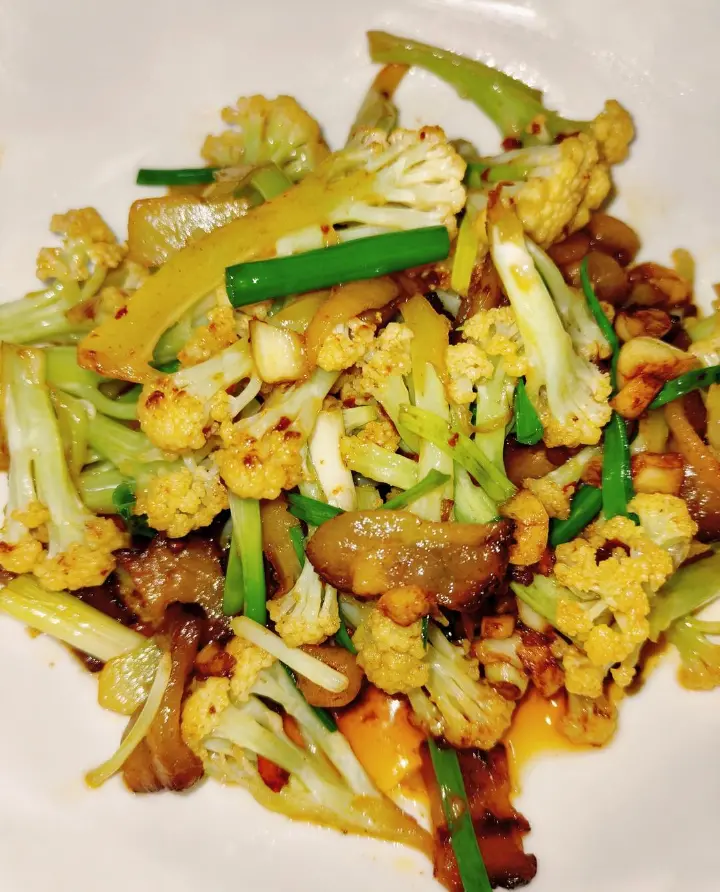 菜花炒腊肉 第 1 步