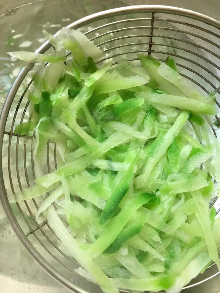 萝卜丝鲜虾煎饼 第 3 步
