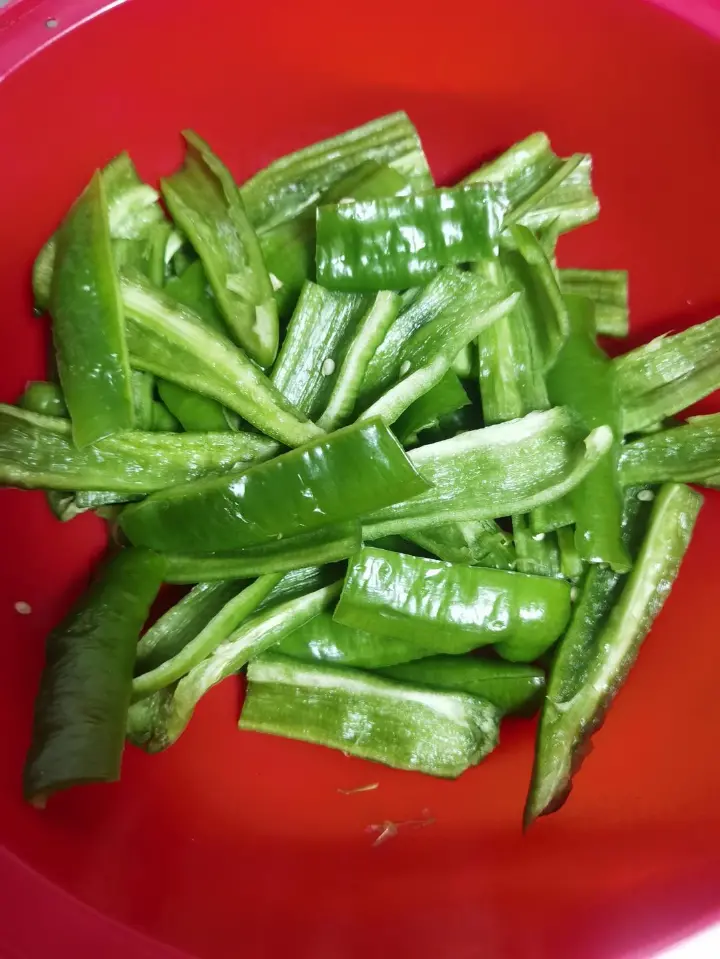 肉末青椒 第 1 步