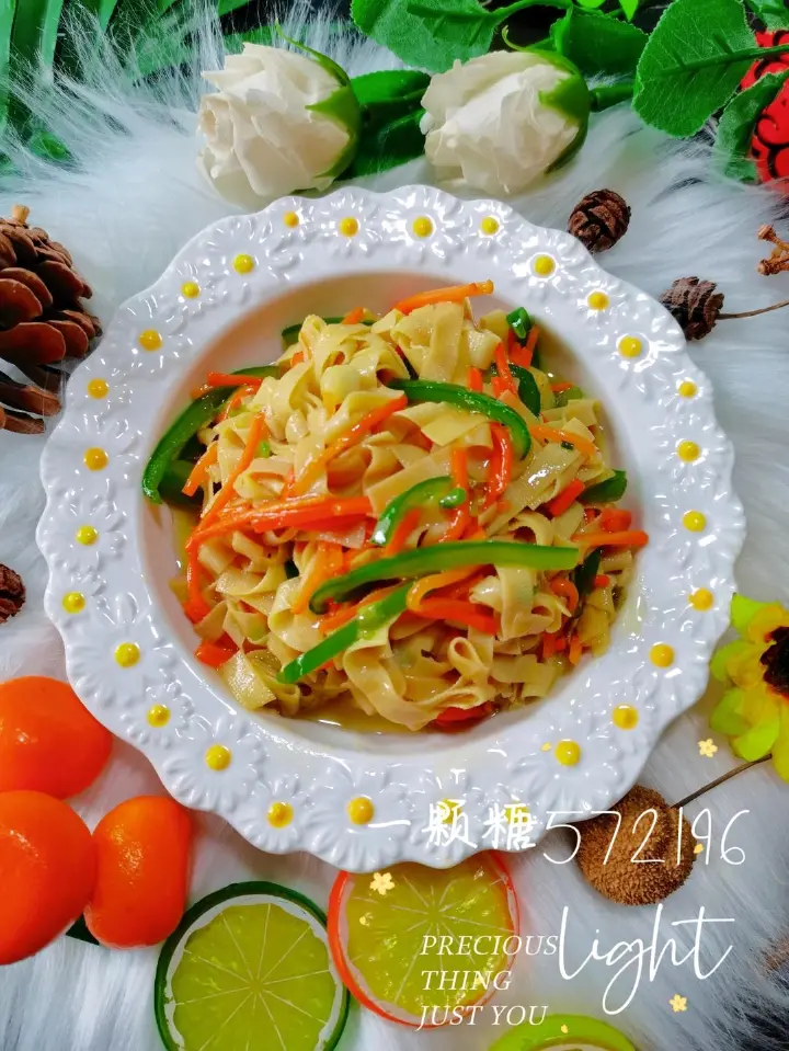 酸甜炒豆皮 第 7 步