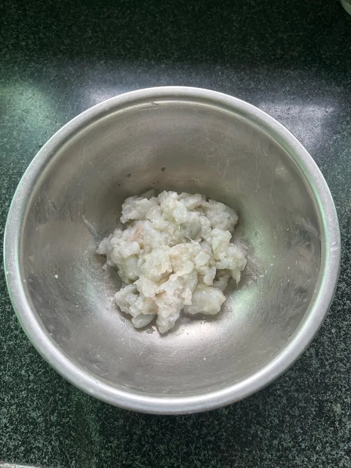 水果彩椒酿虾滑 第 4 步