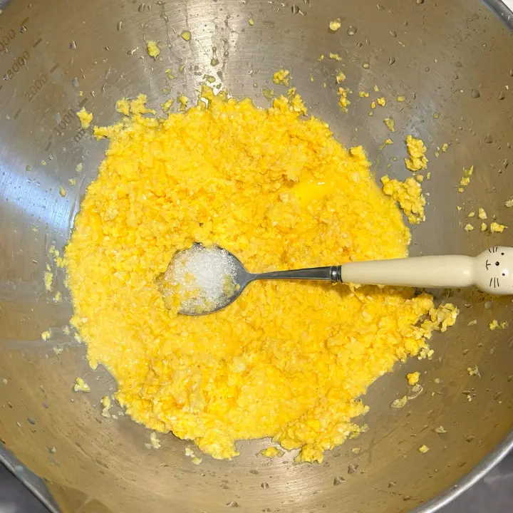 鲜玉米粑粑 第 3 步