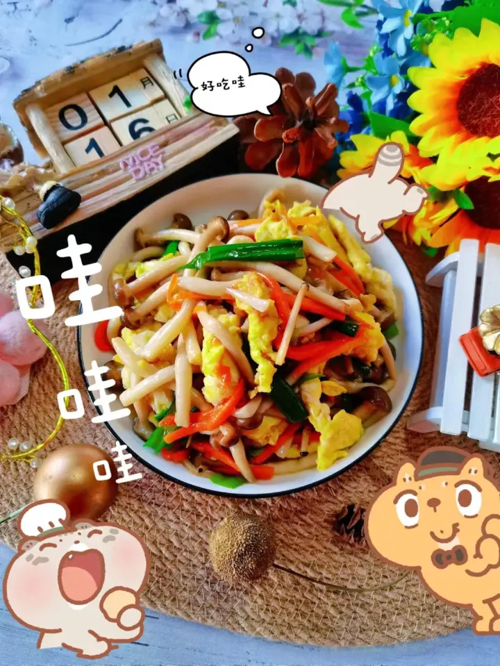 小炒蟹味菇 第 11 步