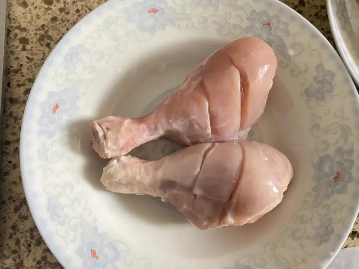 清蒸鸡腿 第 1 步