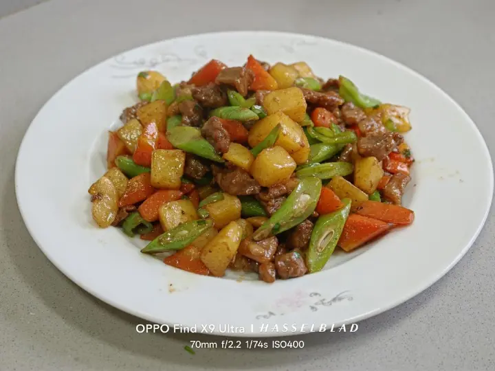 土豆炒牛肉 第 8 步
