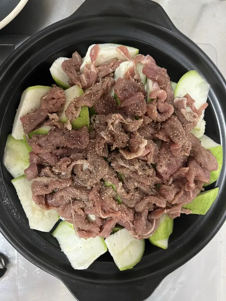 丝瓜蒸牛肉 第 15 步