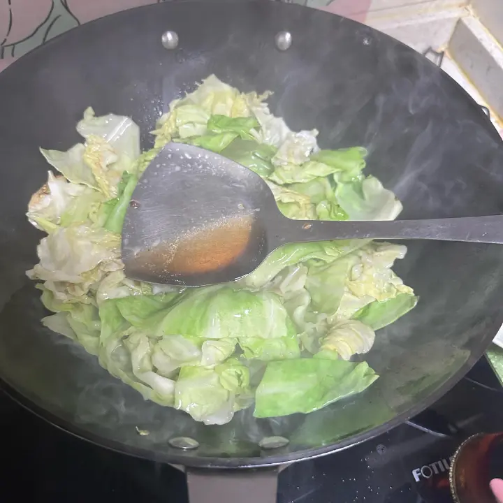 包菜炒肉片 第 12 步