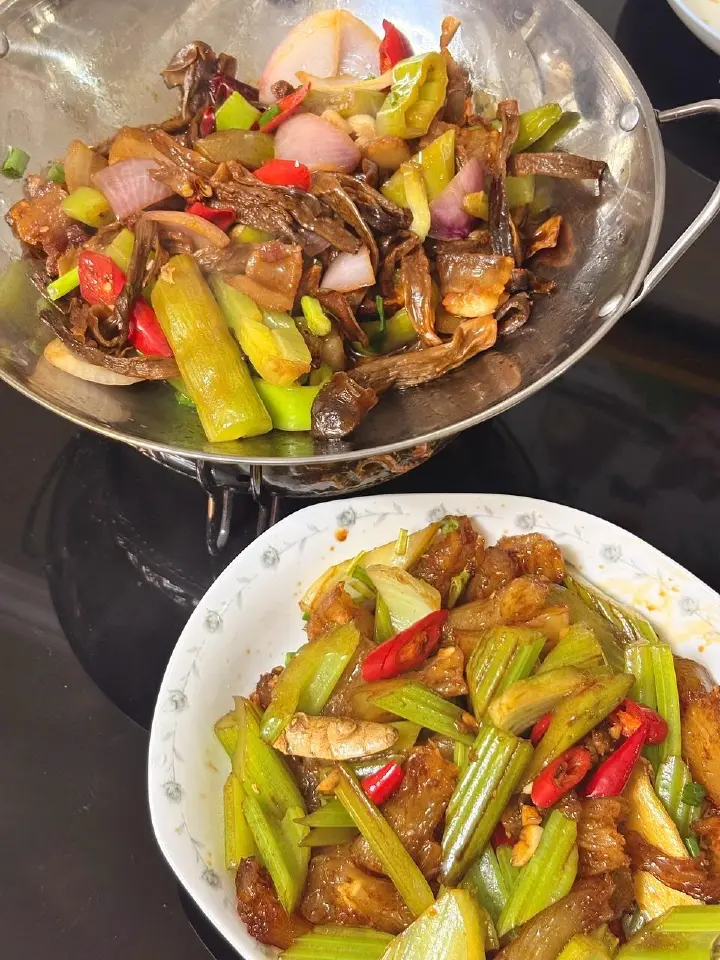 干锅茶树菇 第 12 步