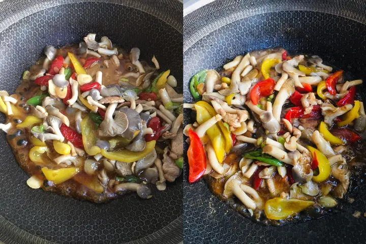 瘦肉炒蘑菇 第 7 步