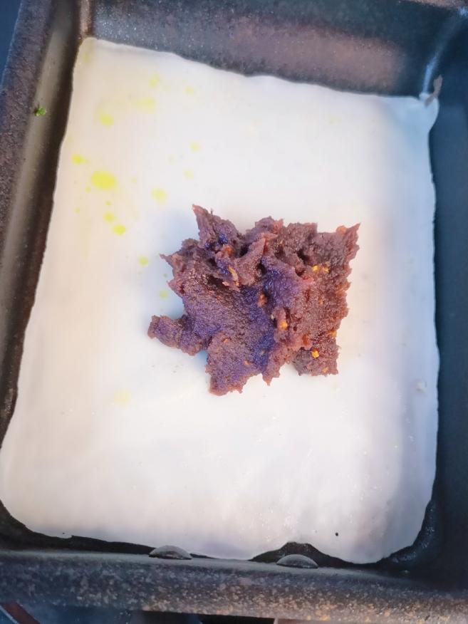 免揉薄皮糯米红豆饼 第 6 步