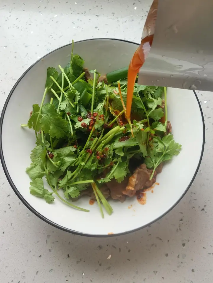 香辣捞汁牛肉片 第 12 步