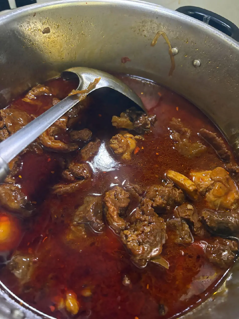高压锅红烧牛肉成品图