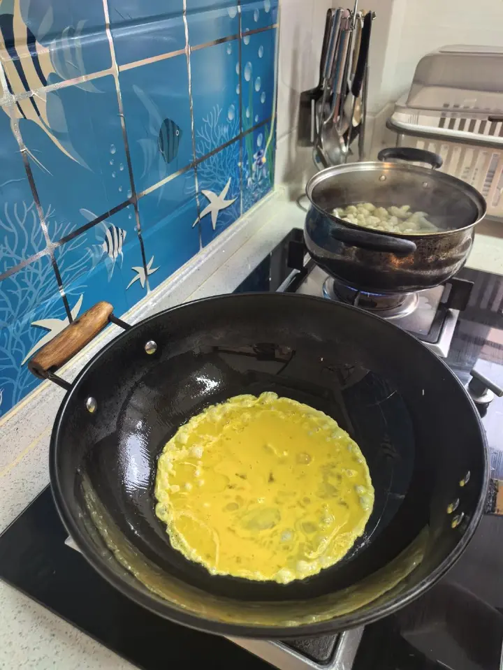 菜花炒肉 第 3 步
