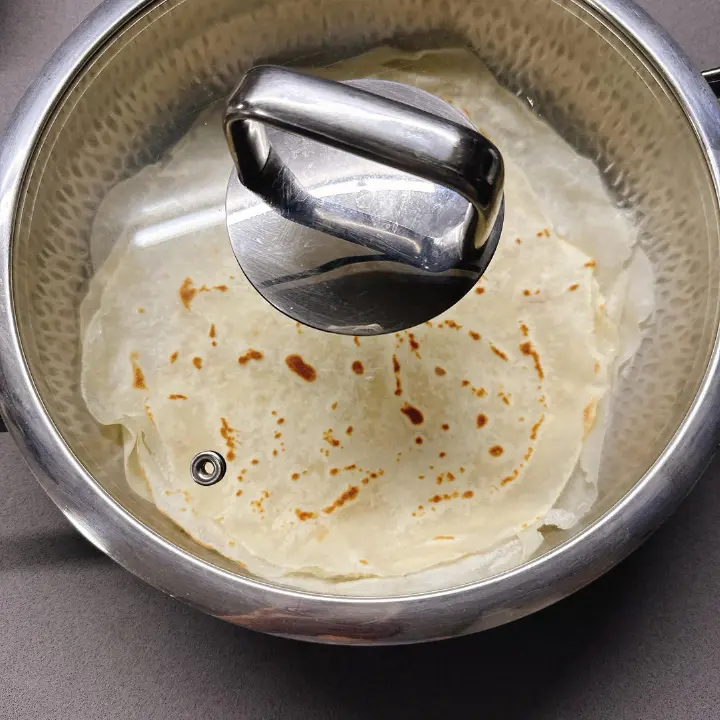 家常烫面卷饼皮 第 25 步