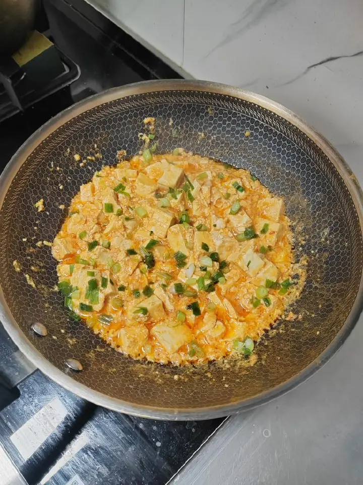茄汁鸡蛋豆腐 第 6 步
