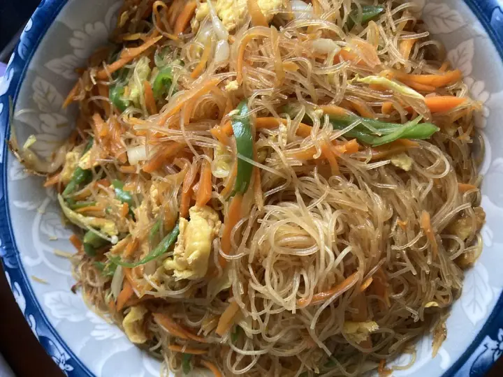 三丝鸡蛋炒粉 第 6 步
