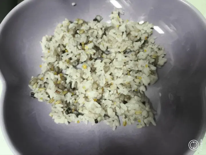 茼蒿牛肉菜饭 第 6 步