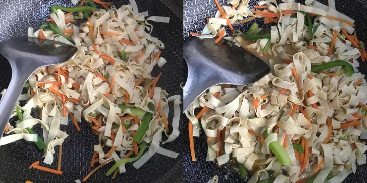 酸甜炒豆皮 第 5 步