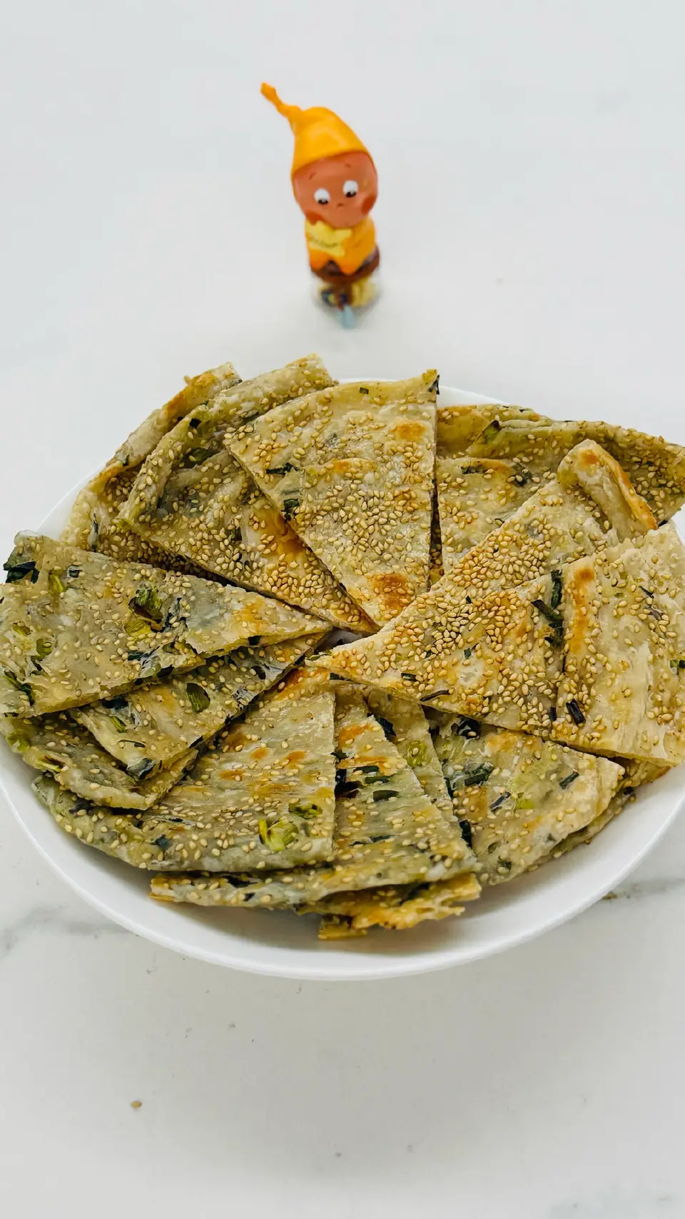 香酥葱油饼成品图