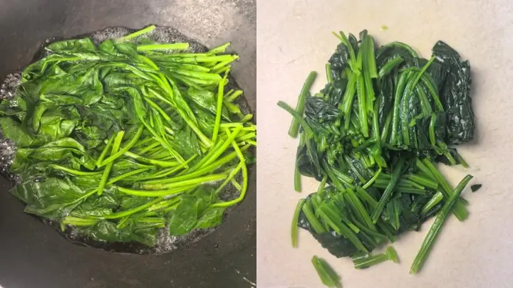 菠菜拌粉丝 第 6 步
