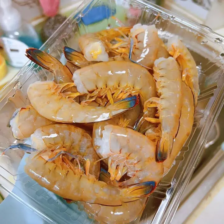 金银蛋炒虾球 第 1 步