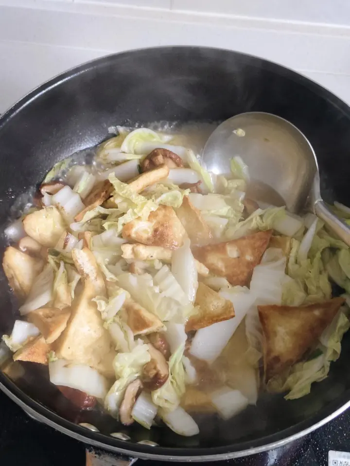 家常白菜豆腐 第 3 步
